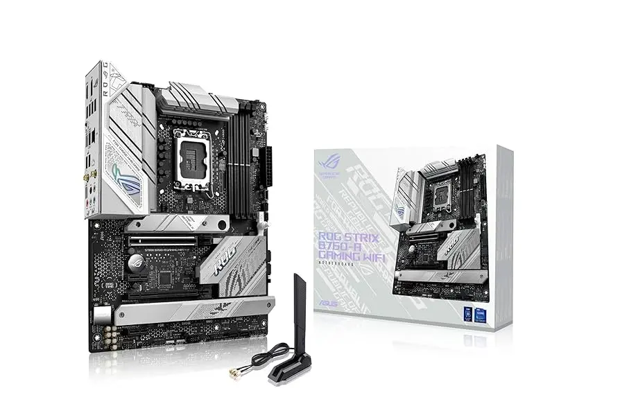 ASUS ROG STRIX B760-A GAMING WIFI w/ DDR5-5600, PCIe 5.0 x16, 3x M.2 PCIe 4.0, 7.1 Audio, 2.5Gb LAN, Tri-Band Wi-Fi 6E, BT 5.3